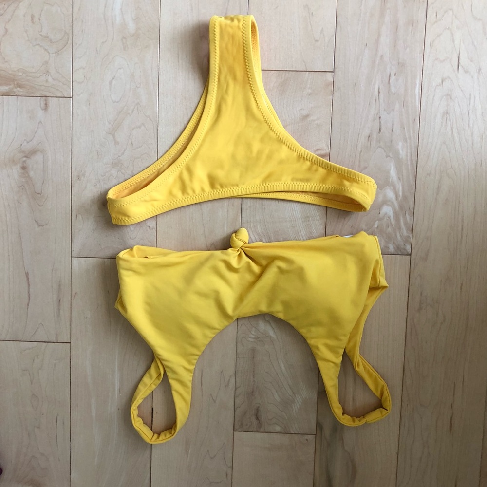 Yellow Bathing Suit